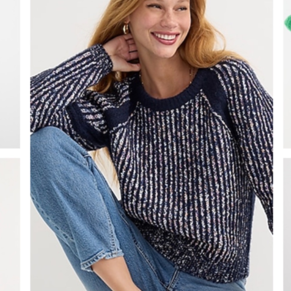 J.Crew Space-dyed Crewneck Sweater